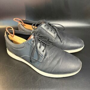 Nordstrom Mens‎ Dress Shoes 10.5M Black Leather Oxfords Comfort Casual